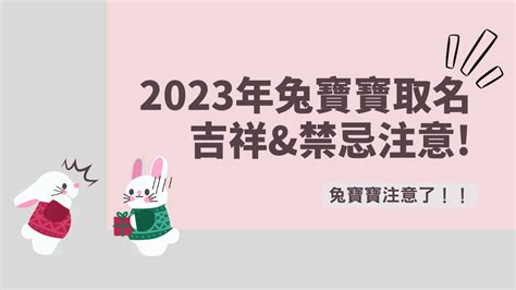 兔 取名|2023兔寶寶取名吉祥＆禁忌用字｜有這個字一生不愁 